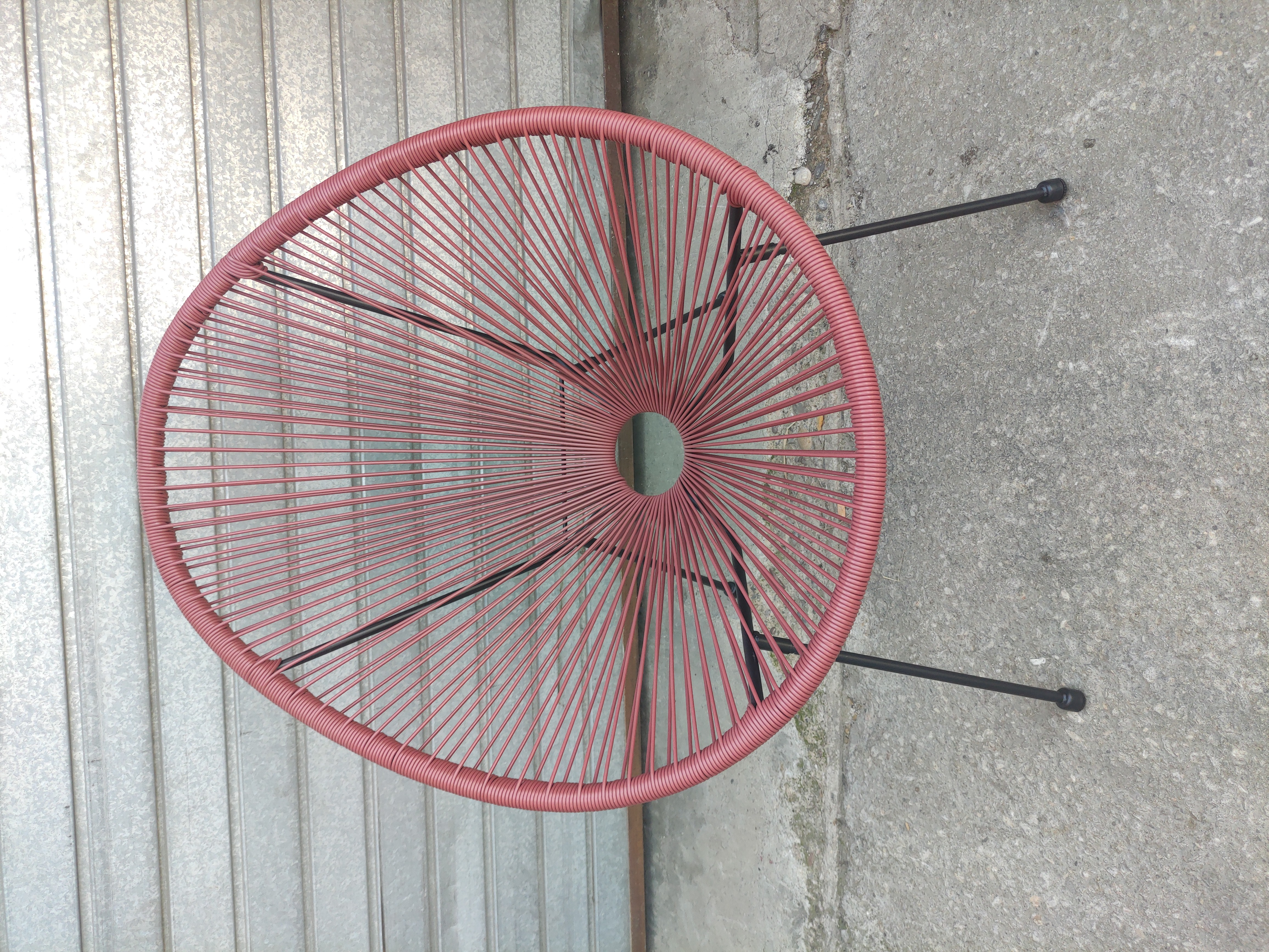 silla acapulco met scoobydoo granate 41-87x72x72 4u